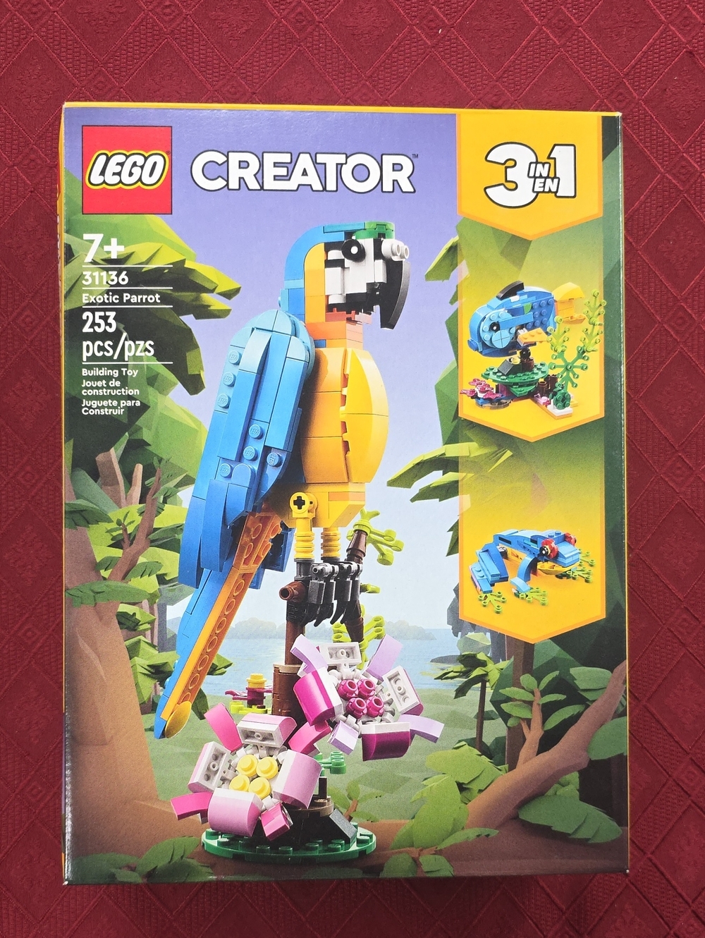 LEGO Exotic Parrot Set - Blue, Yellow & Pink Accents